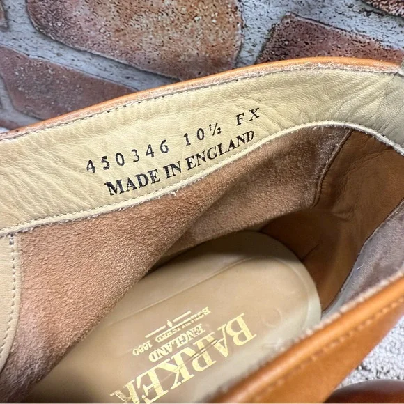 Barker Made in England lace up boots men’s s 11.5 US (10.5 UK ) - Picture 12 of 16